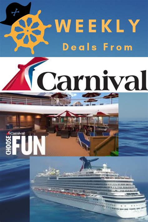 Get Weekly Exclusive Cheap Cruise Deals From Carnival Including Onboard