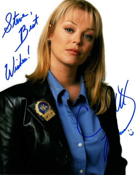 Charlotte Ross NYPD Blue Signed At Chiller Theatre 4 26 14