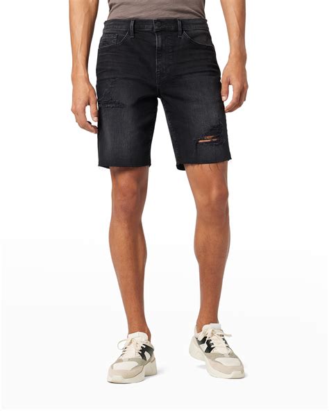 Hudson Mens Kirk Cutoff Denim Shorts Neiman Marcus