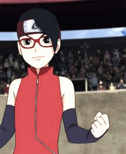 Sarada Sarada Uchiha Gif Sarada Sarada Uchiha Happy Discover