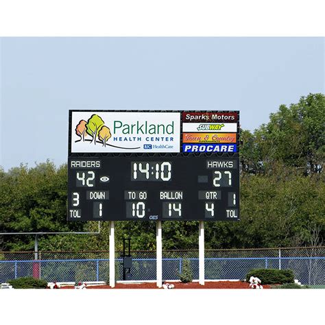 Outdoor Waterproof P10 Full Color Electronic Scoreboard China Outdoor