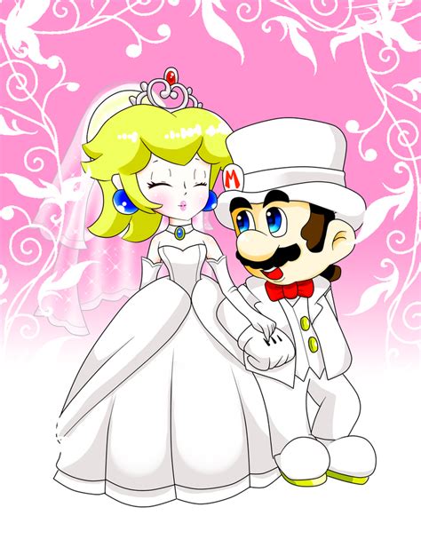 Wedding Mario And Peach By Geekythemariotaku On Deviantart