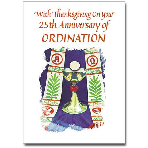 thanksgiving     ordination anniversary card