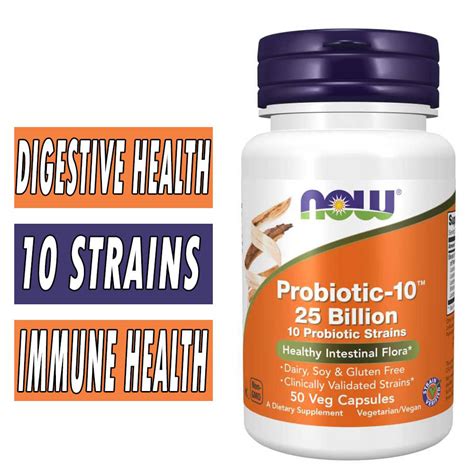 Probiotic 10 Now Foods Digestive Health