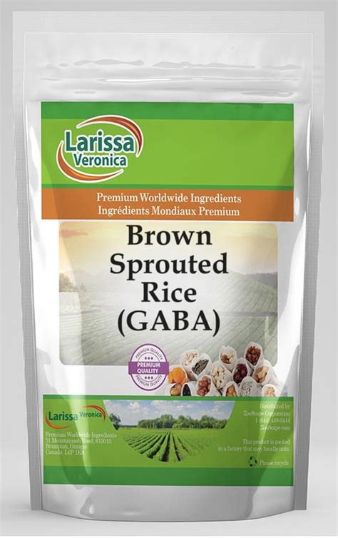 Larissa Veronica Brown Sprouted Rice Gaba 8 Oz 1 Pack Zin 526336