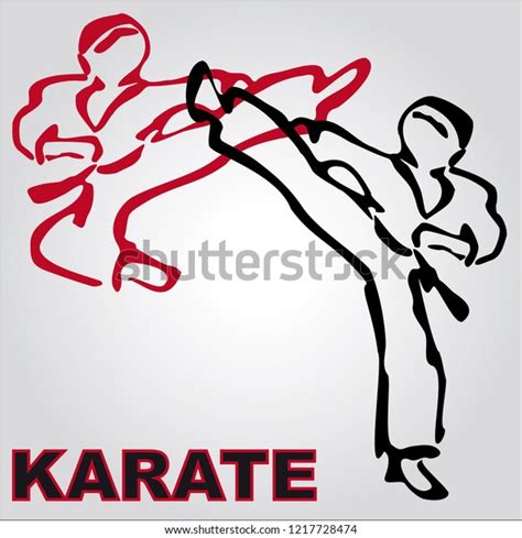 Martial Arts Karate Fighters Fist Logo Image Vectorielle De Stock