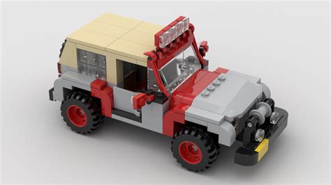 Lego Moc 26279 Jurassic Park Jeep Wrangler Jurassic World 2019