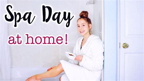 Diy Spa Day Relaxing Pamper Routine At Home Youtube