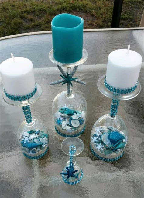 30 Cheap And Easy Homemade Wine Glasses Christmas Candle Holders 15th