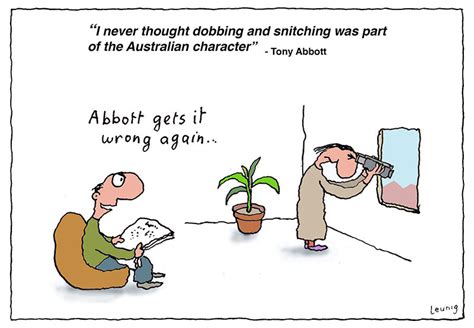 Abbott Gets It Wrong Leunig