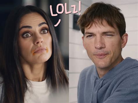 Mila Kunis And Ashton Kutcher Star In Cringey Cheetos Super Bowl Commercial Perez Hilton