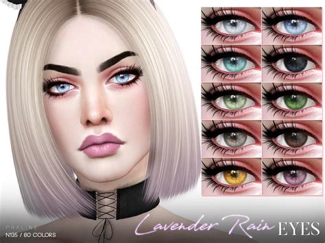 Lavender Rain Eyes N135 By Pralinesims At Tsr Sims 4 Updates