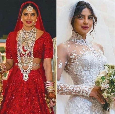 New photos have surfaced from their lavish hindu and christian. #bridaljewelleryminimal | Priyanka chopra wedding, Indian ...