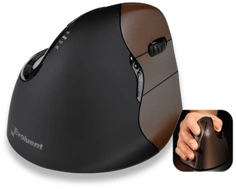 New Evoluent Ergonomic Vertical Mouse Right Hand Small Size Wireless