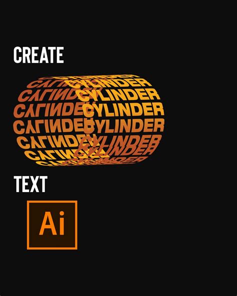 How To Create Cylinder Text Effect In Illustrator Artofit