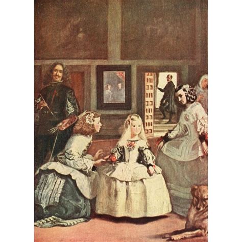 The Maids Of Honour History Of Painting 1911 Poster Print By Diego Vel Zquez 24 X 36 Walmart