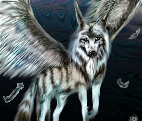 Winged Wolf By Kuragariokami On Deviantart