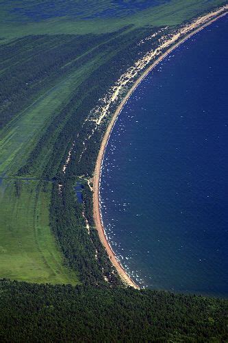 Barguzinsky Gulf Coastline Lake Baikal Siberia World Most Beautiful