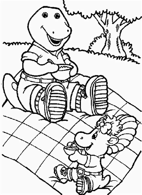 Barney Coloring Pages To Print Clip Art Library