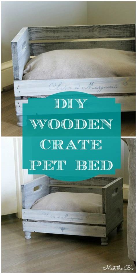 Creative Diy Dog Beds Diy Wooden Crate Wooden Cat Diy