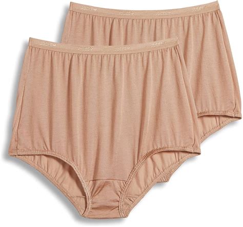 Jockey Womens Underwear Silks Plus Size Brief 2 Pack Light 8 At