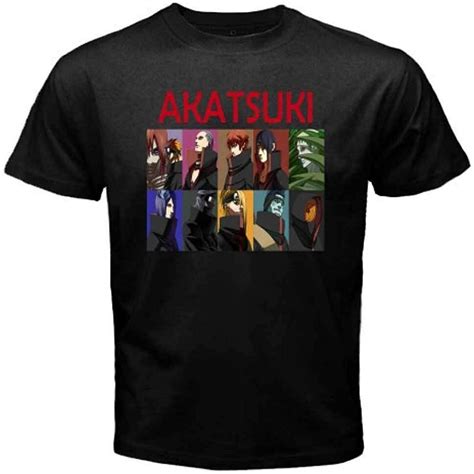 Akatsuki T Shirt Graphic Top Tee Camiseta Short Sleeve Men T Shirt