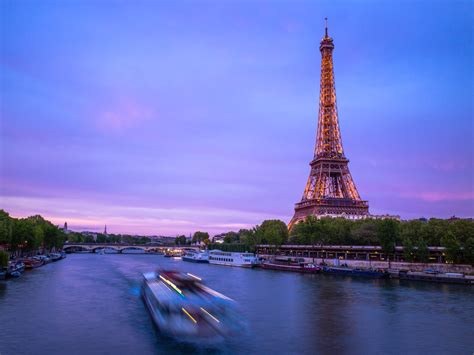 River Seine And The Eiffel Tower At Dusk M1005808 Flickr