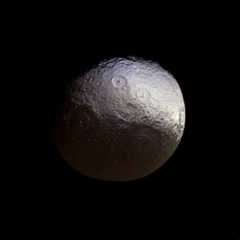 Saturns Two Faced Moon Iapetus Todays Image Earthsky