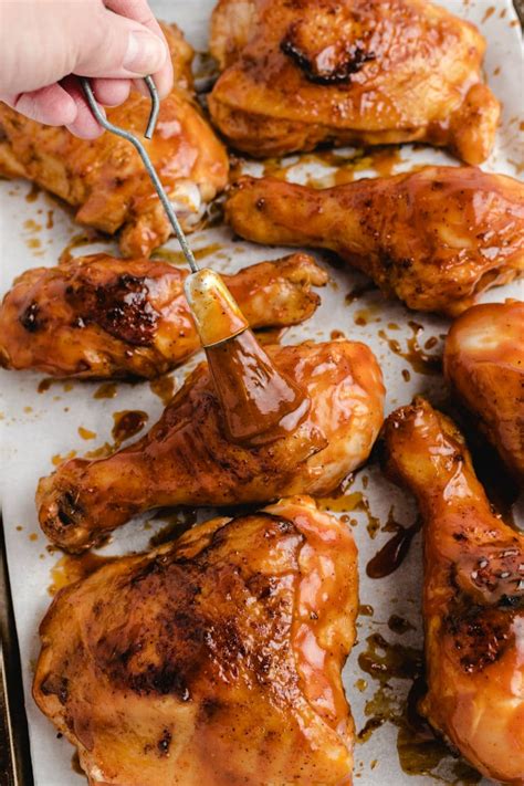 Baked bbq chicken taquitos fit fare meal prep. Oven Baked BBQ Chicken - Recipe Girl®