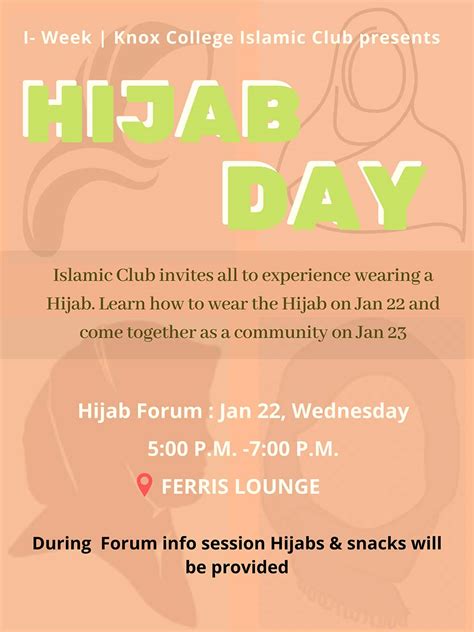 International Week Hijab Day Events Calendar Knox College