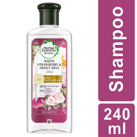 Herbal Essences Strawberry And Mint Shampoo 240ml For Cleansing And Volume Paraben Free Buy