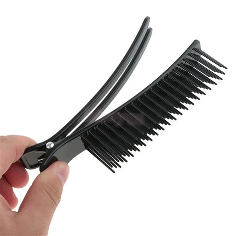 2 Pieces Hair Clips Combs Hairdressing Cutting Salon Barber Hair