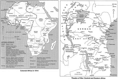Africa during ww1 world war i map africa map historical maps. How The Great War Razed East Africa - Africa Research Institute