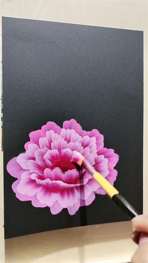 How To Draw Beautiful Flower With Artbeek Acrylic Painting Flowers