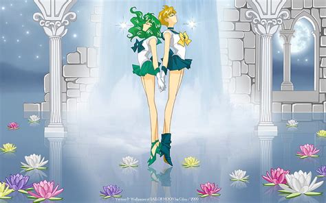Sailor Neptune And Sailor Uranus Sailor Uranus Haruka Anime Michiru