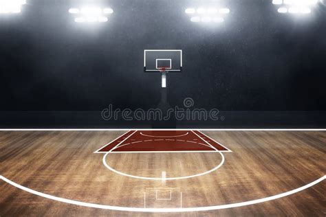 Professional Basketball Court Arena Backgrounds Stock Photo Image Of