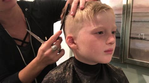How To Do A Boys Hair Cut With Clippers Youtube
