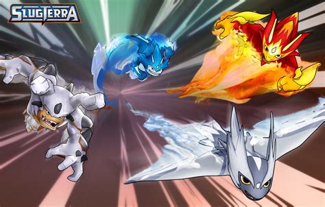 Water Elemental Coloring Page And Wallpaper From Slugterra Slugs