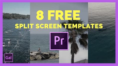 If you choose a motion graphics template, you can also customize it in the essential graphics panel. Free Split Screen Templates for Adobe Premiere Pro cc ...