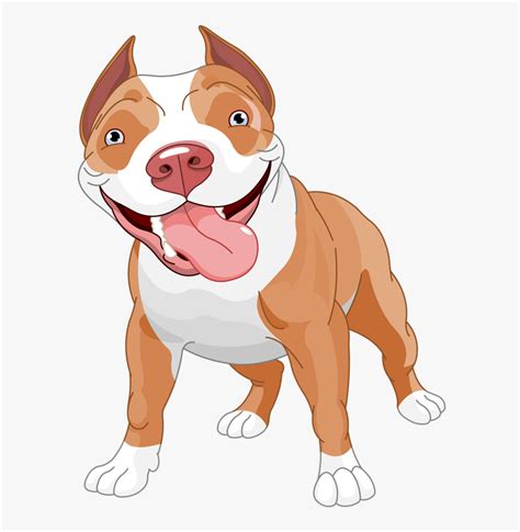 American Pit Bull Terrier Clip Art Pitbull Dog Cartoon Png