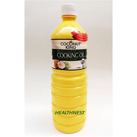 Coconut King Organic Cooking Oil 1 Liter Shopee Philippines