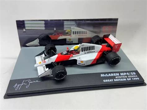 Miniatura Mclaren Mp4 5b Ayrton Senna 1 43 Lendas F1 Parcelamento