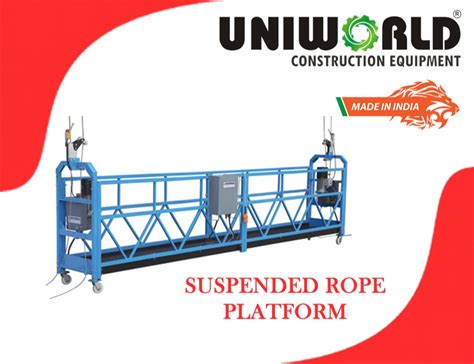 Uniworld Mild Steel Suspended Rope Platform At Rs In Greater
