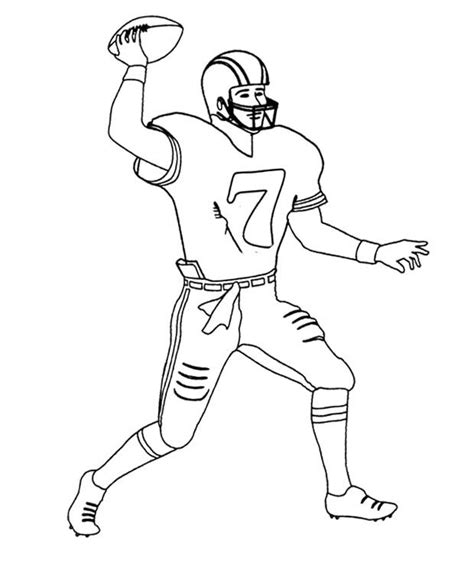Select from 31983 printable coloring pages of cartoons animals nature bible and many more. NFL Football Player Number 7 Coloring Page | Football ...