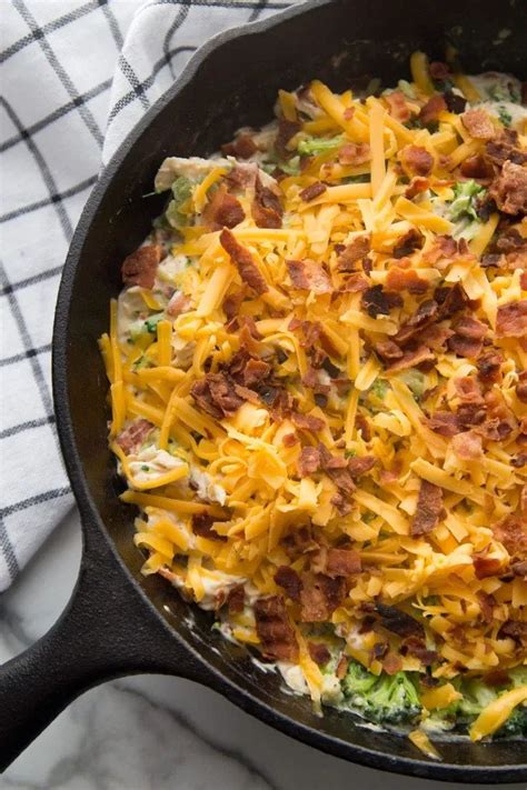 It's super easy to make, in just one pan and comes together in under 30 minutes. Cheesy Keto Chicken Bacon Ranch Casserole with Broccoli ...