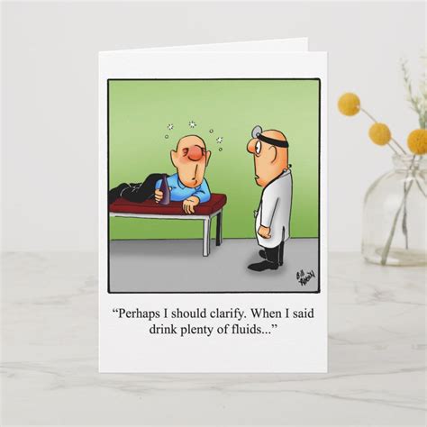 A Card With An Image Of A Cartoon Character Talking To Another Person On The Table