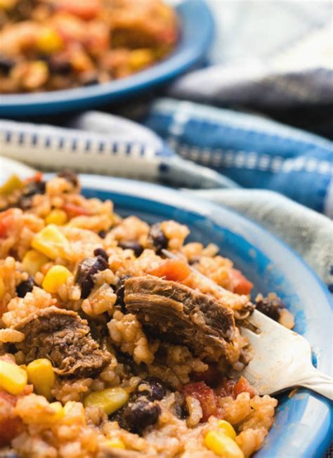 Loaded with melt in your mouth, tender flank steak, lime juice. Instant Pot Spanish Rice with Beef Sirloin or Flank Steak ...