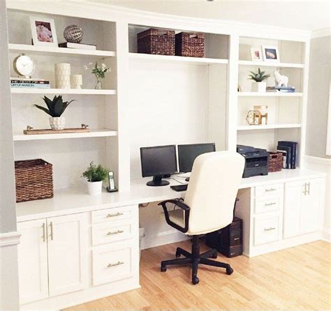 Best 24 Home Office Built In Cabinet Design Ideas To Maximize Small