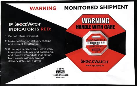 Shockwatch Indicator Information Hill Laboratories