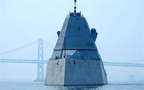 USS Michael Monsoor DDG US Navy Guided Missile Destroyer Zumwalt Class Destroyer HD